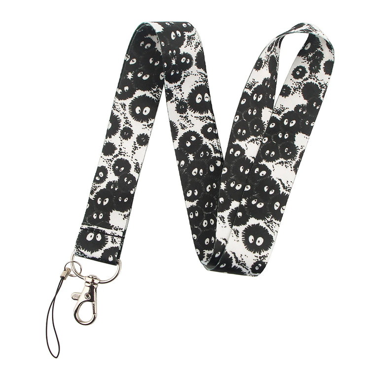 YL188 New Anime Icons Office Lanyard ID Card Badge Holder Pendant Keychain Pass Gym Mobile Kids Key Rings Accessories Gifts