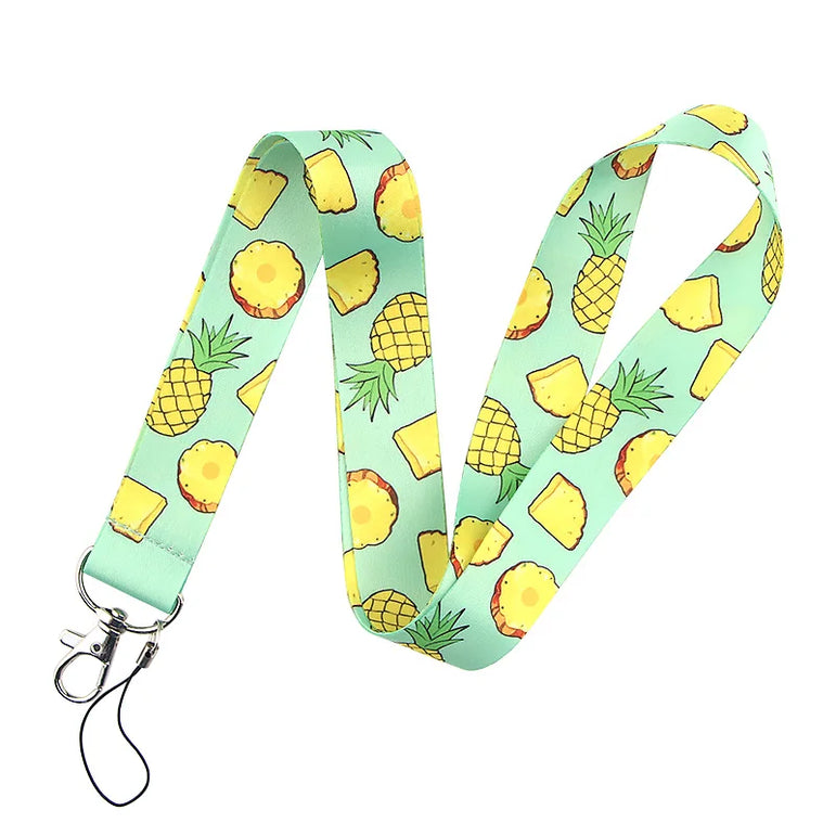 LT683 Cute Sloth Painting Art Neck Strap Lanyards Keychain Badge Holder ID Card Pass Hang Rope Lariat Key Ring Accessories Gifts