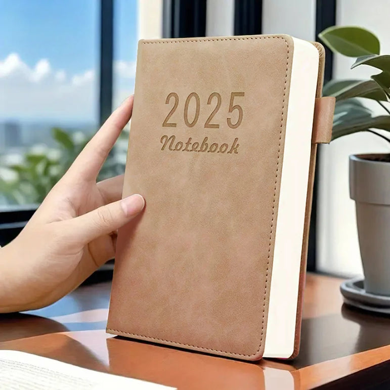 2025 Schedule, Planner, Daily Planner, Calendar, Notepad, Self-Discipline Punch Book, Notebook, Diary, Gifts, Suitable for Work