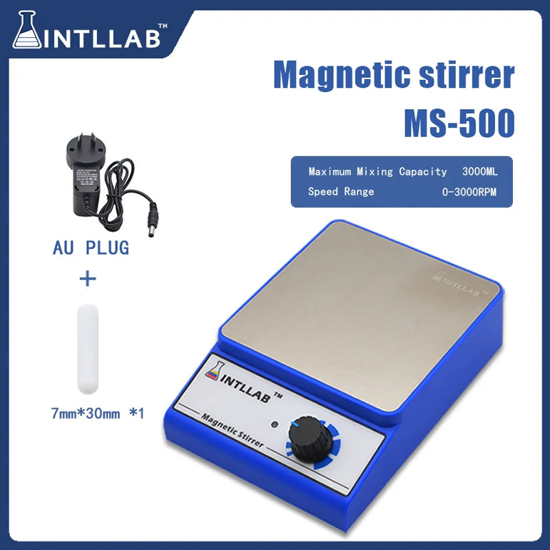 US Plug 3000ml Capacity Magnetic Stirrer With 316 Stainless Steel, Lightweight and Compact, with an Extraordinary Rotation Speed