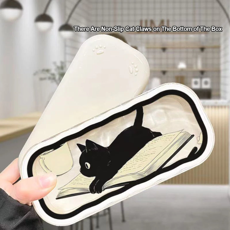Folding Glasses Case Simple Fashionable Creative Transparent Portable Storage Myopia Glasses Case