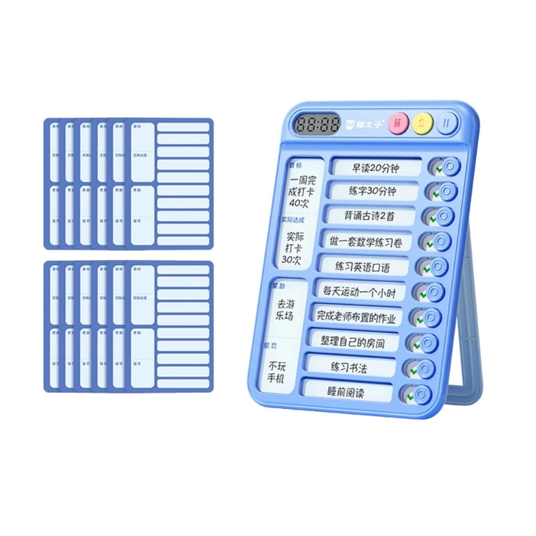 J0PB Portable Chores Chart for Kid, To Do List Checklist Task Board for Daily Plan