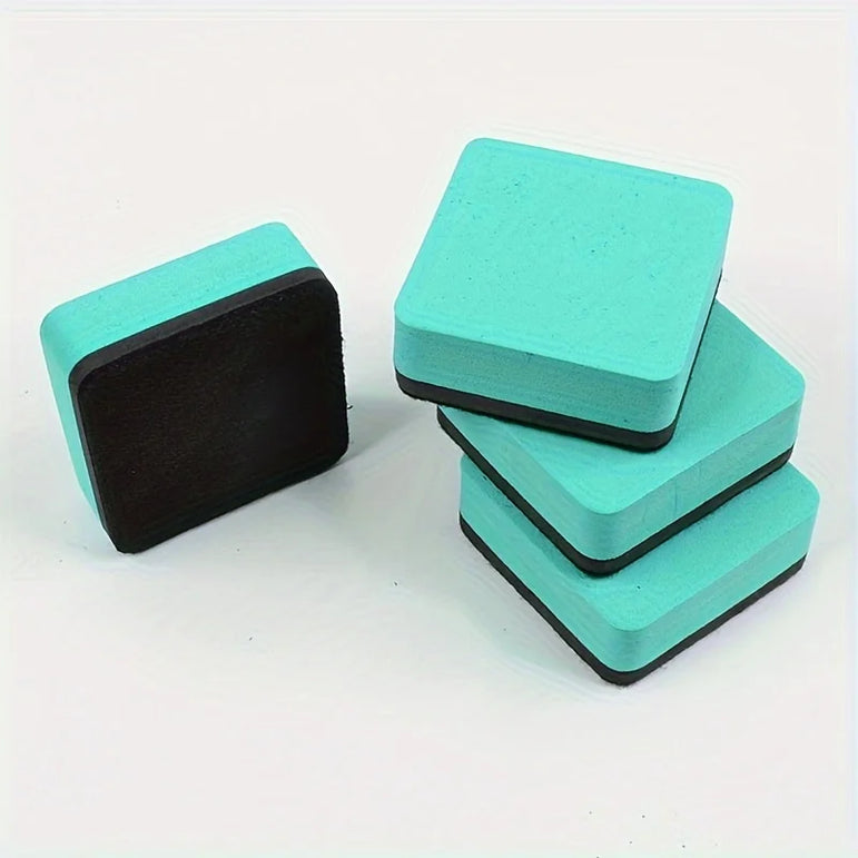 4pcs/8pcs Mini Dry Erase Blackboard Erasers, Magnetic Whiteboard Dry Erasers Chalkboard Cleaner Wiper For Teacher Supplies