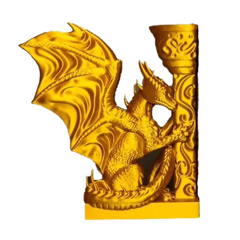 Whimsical Dragon Bookends Dragon Book End 3D Printed Animal Dragon Book Stopper A Must-Have For Fantasy Lovers Bookshelf Decor