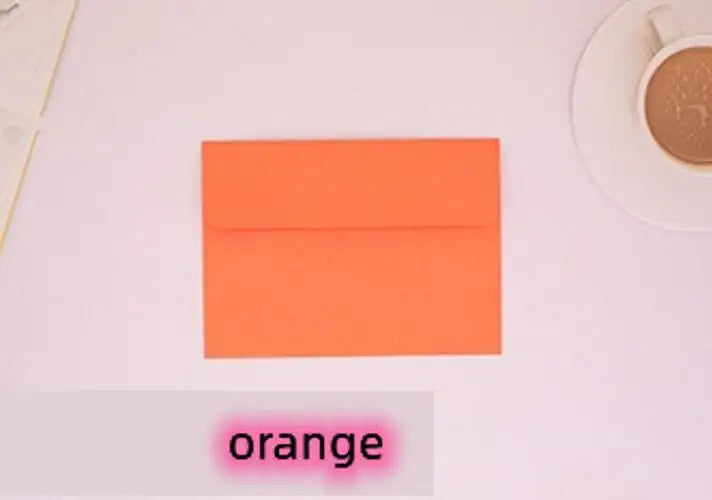 10pcs/pack 13.3x18.4cm Red Envelope Kraft Yellow Green Color Letter Paper Envelopes for Gift Photo Bags Packaging