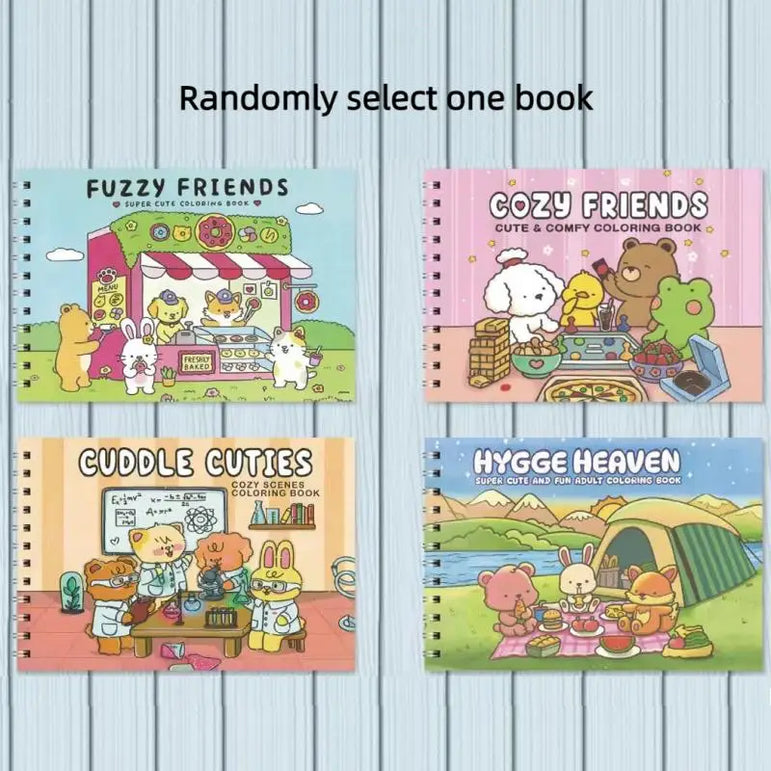 50Sheets/book Bobbie Good Coloring Book Educational Doodle Books For Adults Teens Students Stationery Children's Gifts Random