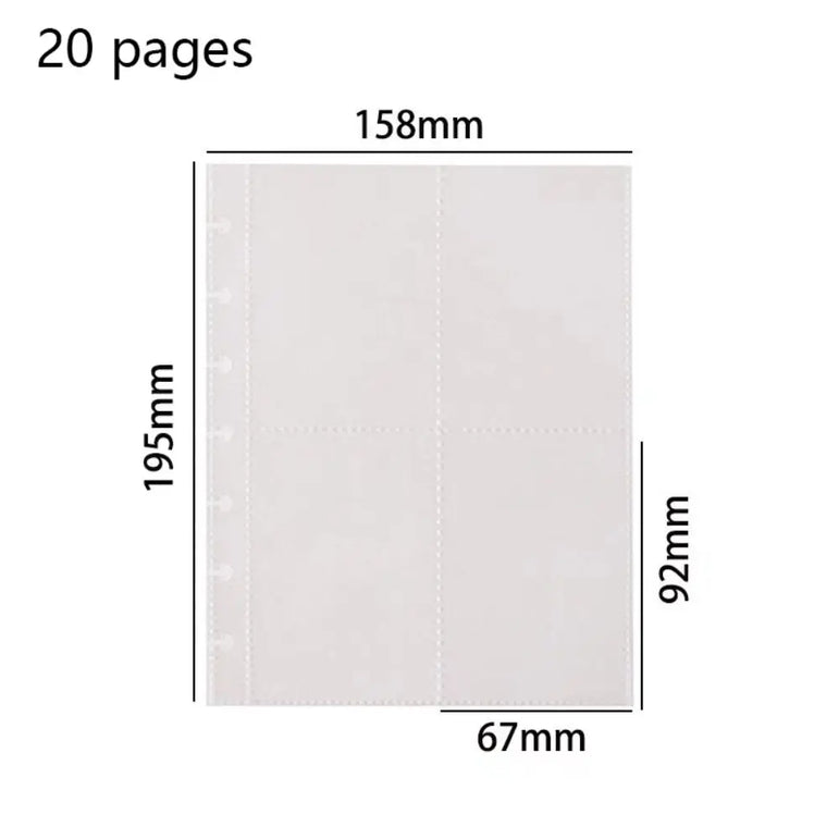 Kpop Photo Album New INS Multi-pockets Loose-leaf Binder 3 Inch Photocard Holder Idol Cards Collect Book Star Chaser