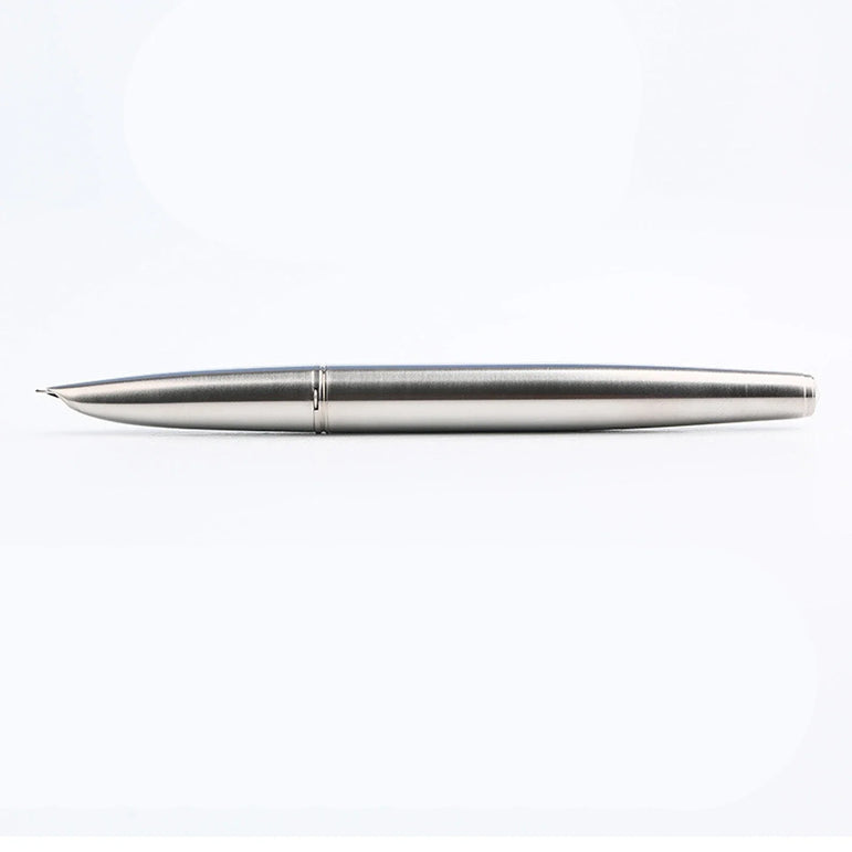 MOONMAN Ti200 Titanium Alloy Fountain Pen F 14K Gold 0.5mm nib with Converter Office Business Smooth Writing Ink Pen gift pens
