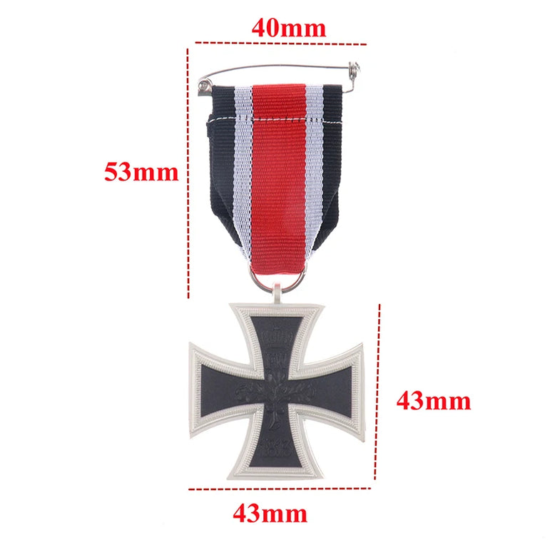 1pc New Germany 1914 Iron Cross 2nd Class with Ribbon World War I Military medal
