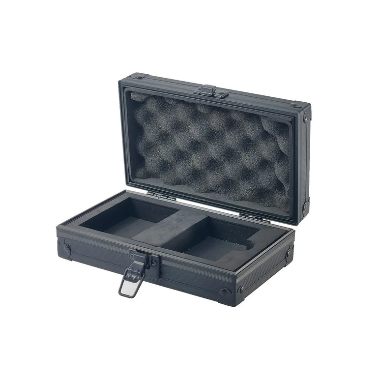 Carbon Fiber Pattern Trading Card Storage Case with Removable Dividers for PSA/BGS/CGC Graded Sports Slab Holder Box Organizer