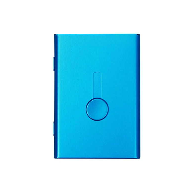 Business Card Holder Hand Push Card Case Bank Card Membership Cards Package Metal Ultra Thin Business Card Box Organizer
