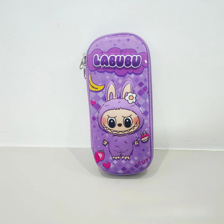 Kawaii 3D multiple anime EVA large-capacity waterproof lightweight student pencil cases, school supplies and stationery bags