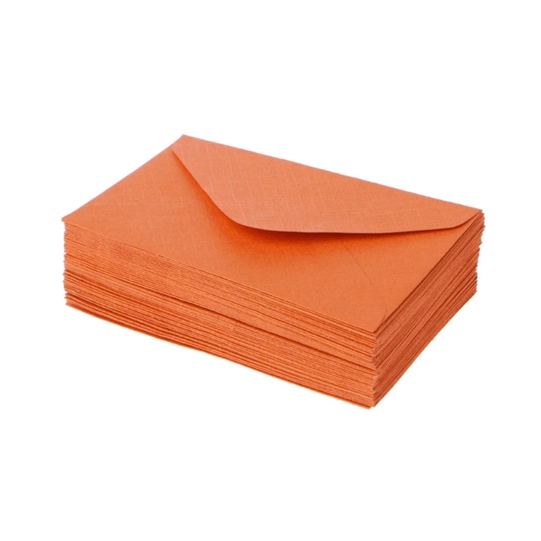 50 Sheets Colorful Envelopes Set for A6 Papers Wedding Invitation Letter Stationery Paper Bag Wedding Gift Paper Bag
