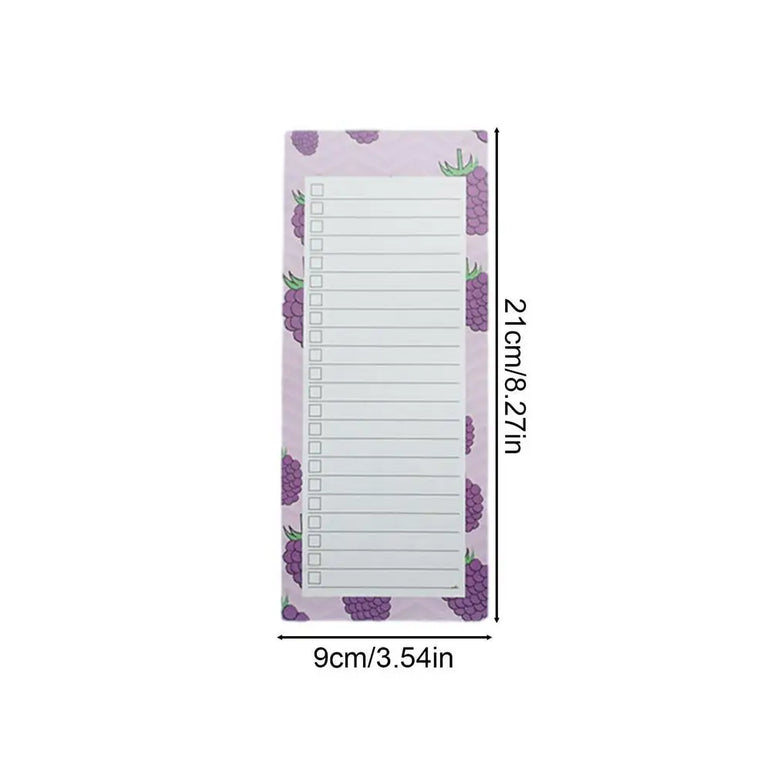 50 Sheets Magnetic Fridge Notepads To-Do List Pad Memo Pad for Grocery Shopping Memos Mini To-do-list Note Paper Pad Reminders