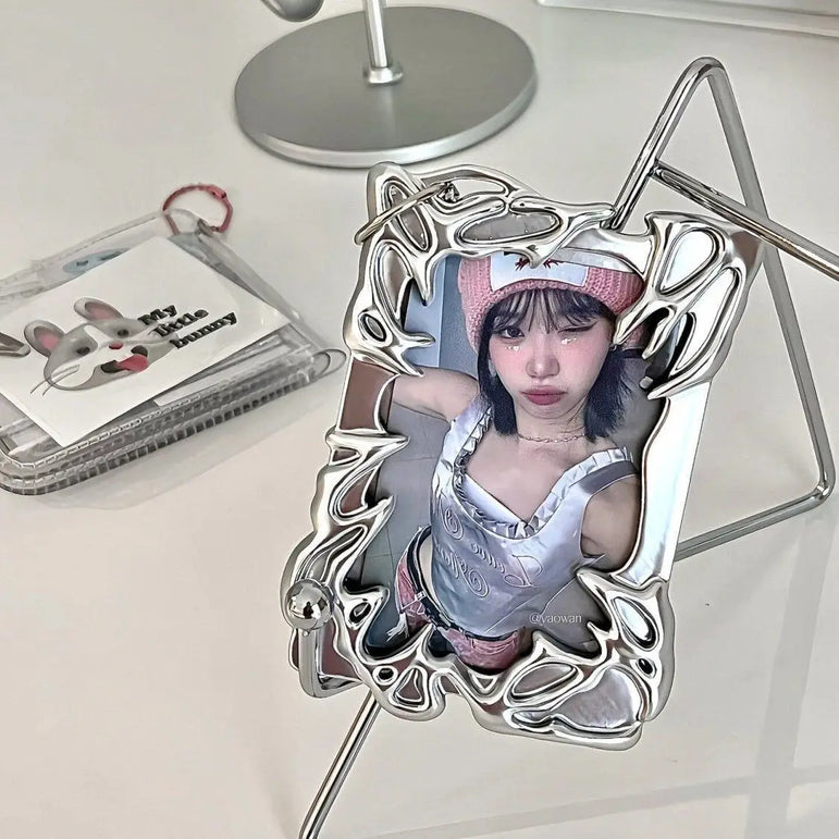 Electroplating Card Storage Cover Kpop Star Card Storage Personalized Fashion Accessories Decoration Office Study Supplies