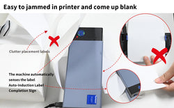 L LIKED 4x6 Direct Thermal Labels, 500pcs Perforated Fanfold, Compatible Zebra & Rollo Printers