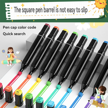 168 Color Double-Ended Alcohol Marker Pen, Permanent Color Development, Suitable for Adults Can Be Used for Painting, Sketching, Notes, Etc., Are Ideal School Supplies. It’S Also a Best Choice for Christmas, Valentine’S D