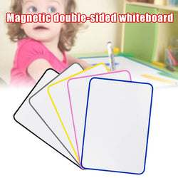 White Board Wipe off Lap Board Double Sided Erasable Magnetic Whiteboard for Kids Children Painting Drawing Writing Notes