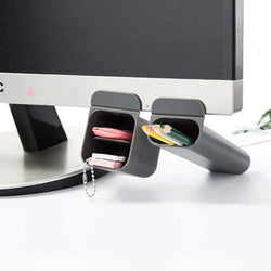 Creative Pasteable Pen Holder Desktop Storage Boxes Office Pen Organizer Ruler Sundries Storage School Stationery Pencil Pot