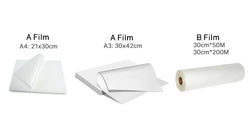 UV DTF AB film for 6090 4060 A1 A2 A3 A4 UV printers Waterproof transfer DTF film LOGO curved round adhesive sticker L1800 L805