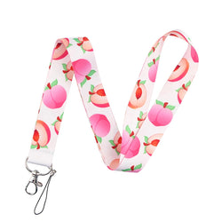 LT683 Cute Sloth Painting Art Neck Strap Lanyards Keychain Badge Holder ID Card Pass Hang Rope Lariat Key Ring Accessories Gifts