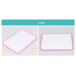 White Board Wipe off Lap Board Double Sided Erasable Magnetic Whiteboard for Kids Children Painting Drawing Writing Notes