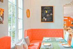 New 30*40cm Blackboard 15 Colors MDF Frame For Chosen A3 Magnetic Chalkboard Dry Erase Bulletin Board Wooden Message Chalk Board