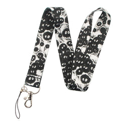 YL188 New Anime Icons Office Lanyard ID Card Badge Holder Pendant Keychain Pass Gym Mobile Kids Key Rings Accessories Gifts