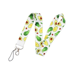 LT683 Cute Sloth Painting Art Neck Strap Lanyards Keychain Badge Holder ID Card Pass Hang Rope Lariat Key Ring Accessories Gifts