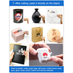 20 50 100PCS UV DTF AB film for all UV printers after transfer metal glass wood plastic Acrylic silicone waterproof sticker