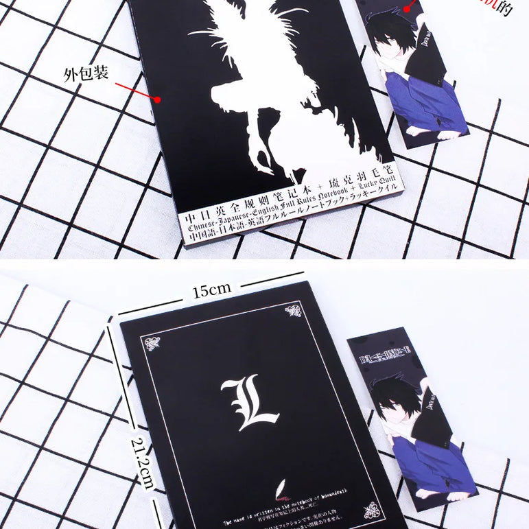 ZK20 Dropshiping Death Note Planner Anime Diary Cartoon Book Lovely Notebook Theme Cosplay Large Dead Note Writing Notebook