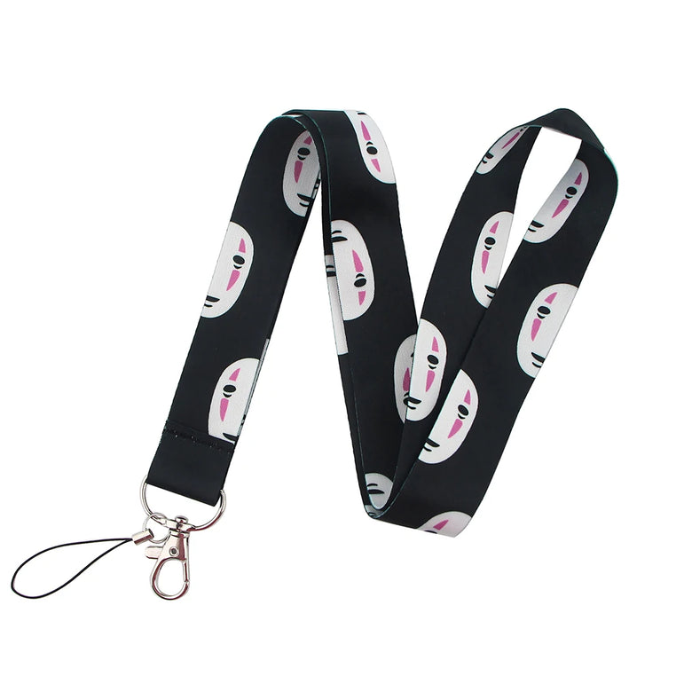 YL188 New Anime Icons Office Lanyard ID Card Badge Holder Pendant Keychain Pass Gym Mobile Kids Key Rings Accessories Gifts