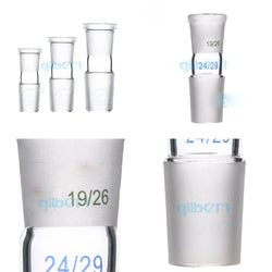 14/23 19/26 24/29 29/32 Female to 19/24/29/34/40/50mm Male Joint Laborotary Glass Enlarging Transfer Adapter Glassware