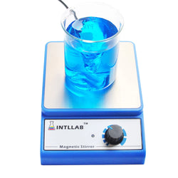 INTLLAB Magnetic Stirrer Magnetic Mixer with Stir Bar 3000 rpm Max Stirring Capacity: 3000ml