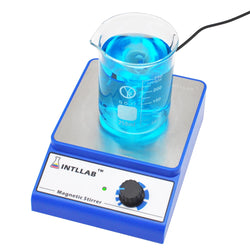 INTLLAB Magnetic Stirrer Magnetic Mixer with Stir Bar 3000 rpm Max Stirring Capacity: 3000ml