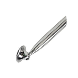 1PCS Desktop Metal Pen Pencil Holder Ball Point Swivel Stand Funnel Foundation Silver Gold As Gift Office Supplies