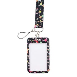 YL188 New Anime Icons Office Lanyard ID Card Badge Holder Pendant Keychain Pass Gym Mobile Kids Key Rings Accessories Gifts