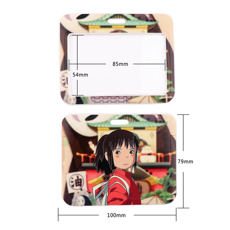 YL188 New Anime Icons Office Lanyard ID Card Badge Holder Pendant Keychain Pass Gym Mobile Kids Key Rings Accessories Gifts