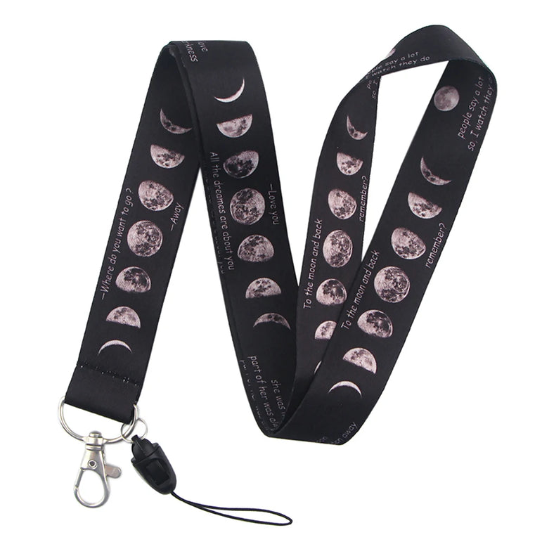 LT683 Cute Sloth Painting Art Neck Strap Lanyards Keychain Badge Holder ID Card Pass Hang Rope Lariat Key Ring Accessories Gifts