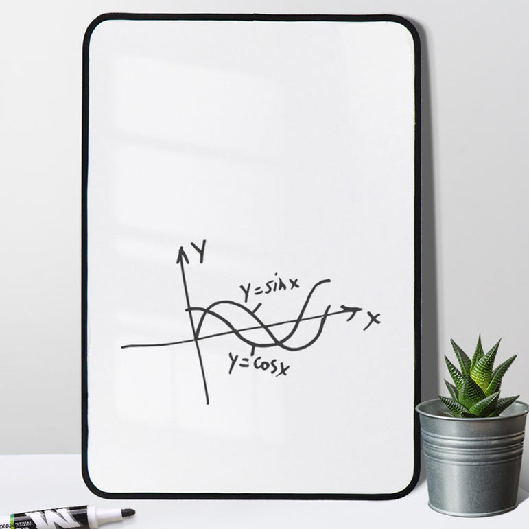 White Board Wipe off Lap Board Double Sided Erasable Magnetic Whiteboard for Kids Children Painting Drawing Writing Notes
