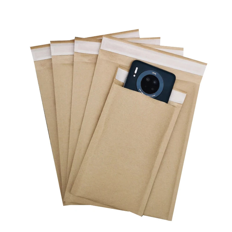10PCS/15 sizes Kraft Bubble Envelopes Paper Padded Mailers Shipping Packaging Envelope Mailing Courier Postal Storage Encelopes