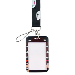 YL188 New Anime Icons Office Lanyard ID Card Badge Holder Pendant Keychain Pass Gym Mobile Kids Key Rings Accessories Gifts