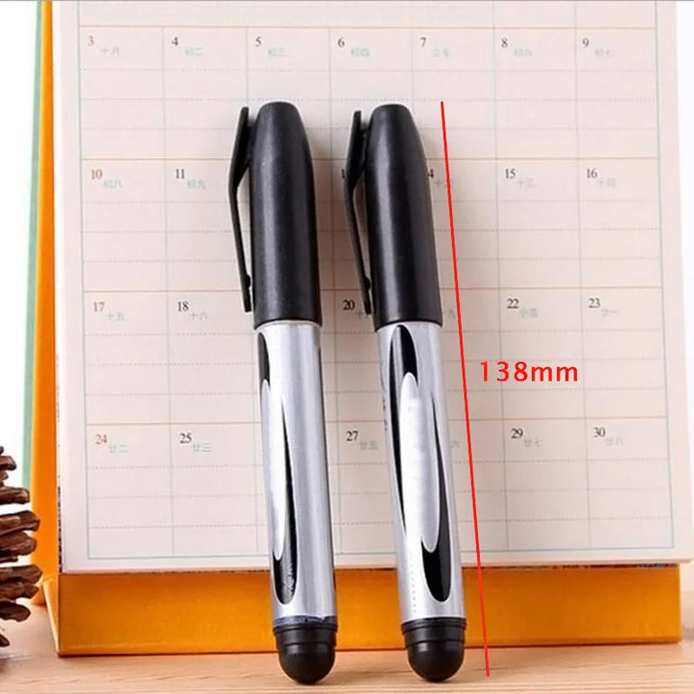 3pcs/set Classic Black Red Blue Permanent Marker Indelible Waterproof Oily Pens Waterproof Markers Pen Office School Stationery