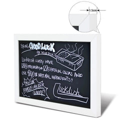 New 30*40cm Blackboard 15 Colors MDF Frame For Chosen A3 Magnetic Chalkboard Dry Erase Bulletin Board Wooden Message Chalk Board