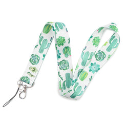 LT683 Cute Sloth Painting Art Neck Strap Lanyards Keychain Badge Holder ID Card Pass Hang Rope Lariat Key Ring Accessories Gifts