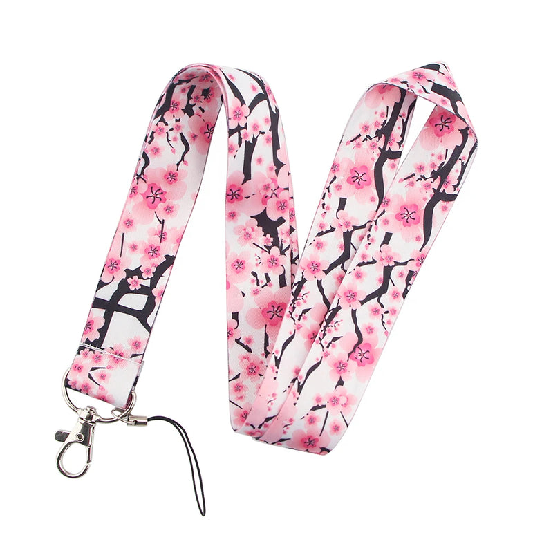 LT683 Cute Sloth Painting Art Neck Strap Lanyards Keychain Badge Holder ID Card Pass Hang Rope Lariat Key Ring Accessories Gifts