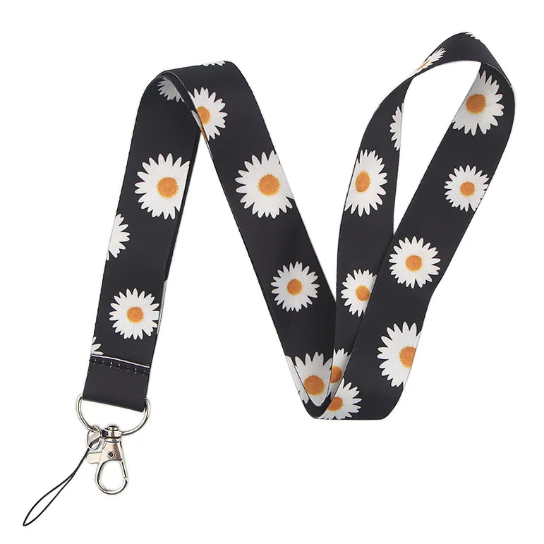 LT683 Cute Sloth Painting Art Neck Strap Lanyards Keychain Badge Holder ID Card Pass Hang Rope Lariat Key Ring Accessories Gifts