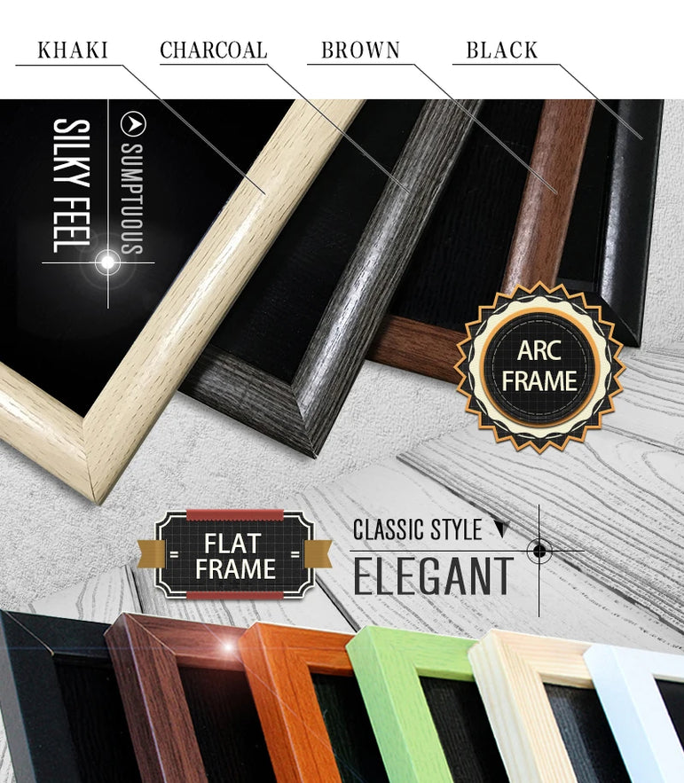 New 30*40cm Blackboard 15 Colors MDF Frame For Chosen A3 Magnetic Chalkboard Dry Erase Bulletin Board Wooden Message Chalk Board