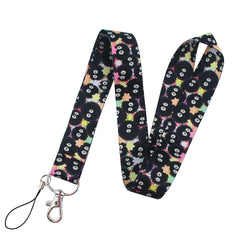 YL188 New Anime Icons Office Lanyard ID Card Badge Holder Pendant Keychain Pass Gym Mobile Kids Key Rings Accessories Gifts