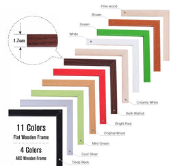 New 30*40cm Blackboard 15 Colors MDF Frame For Chosen A3 Magnetic Chalkboard Dry Erase Bulletin Board Wooden Message Chalk Board